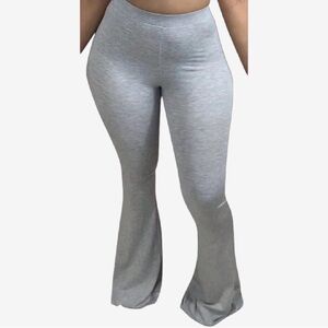 Gray Women's Flared Pants